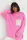 Женская кофта oversize с карманом на груди - розовый цвет, S