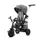 Велосипед детский трехколесный с родительской ручкой KiderKraft EASYTWIST Platinum Grey / Коляска толокар