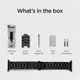 Металлический ремешок Spigen Modern Fit для Apple Watch (42 / 44 / 45 / 49 MM) Черный (062MP25403)