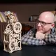 Деревянный механический 3D конструктор Ugears Часы-двигатель (70217)