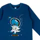 Пижама детская теплая для мальчика PGM-25-14 Синий на рост 104 (14640)
