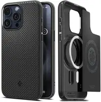 Чехол Spigen для iPhone 15 Pro - Mag Armor (совместим с MagSafe), Matte Black (ACS06736)