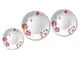 Столовый сервиз Luminarc Bianca Red H8000 19 предметов
