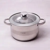Каструля з кришкою Kamille KM-4524S 6.5 л 24 см