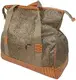 Дорожная сумка, саквояж 25L Wallaby бежевая с цветами