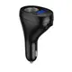 Адаптер автомобильный HOCO Correct three-port cigarette lighter car charger Z61 |2Type-C/1USB/1DC, 17W|