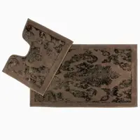 Набір килимків у ванну 2 предмета Osmanli Коричневий Arya AR-TR1001009-brown