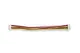 50 шт - Кабель силиконовый Micro JST SH1.0 F 8pin - Micro JST SH1.0 F 8pin 32AWG (100 мм)