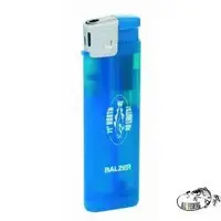 Зажигалка Balzer с изображением сома синяя