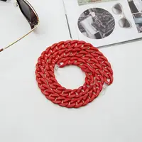 Цепочка для очков 9620 70 см красная