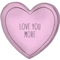 Подушка серце 3D Love you more 3DPS_21L001