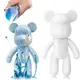 Флюидный медвежонок Punk Fluid Bear Bearbrick с красками, набор для творчества сделай сам DIY мишка