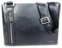 Мужская кожаная сумка  Giorgio Ferretti черная