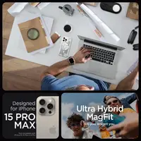 Чехол Spigen для iPhone 15 Pro Max - Ultra Hybrid Zero One White MagFit (ACS07034)