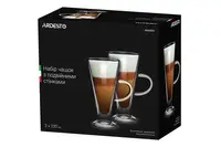 Набор чашек для латте с двойным дном Ardesto AR-2623-GH 230 мл 2 предмета