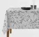 Скатерть Ardesto Grey leaves ART08GL 140х180 см