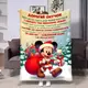 Плед 3D с пожеланиями для внука Внуку Микки Маус 17750 135х160 см