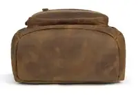 Дорожній рюкзак матовий Vintage 14887 Коньячний