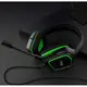 Наушники проводные IPega PG-R006B игровые с микрофоном гарнитура Зелёные