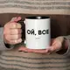 Кружка "Ой все", Черный, украинская, Деревянная подарочная коробка с гравировкой, 330 мл