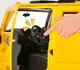 Модель автомобиля Hummer H2 из металла 1:24. Металлическая машинка Хаммер H2 желтая, звук мотора и свет фар