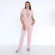 Женский комплект для дома Vivioji  KTW-24-1Розовый размер XXL (14285)