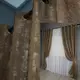 Комплект (2шт. 1,5х2,5м.) штор на люверсах, жаккард "Sultan YL". Цвет коричневый. Код 1203ш 37-0060