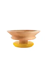 Ваза для фруктов Alessi 30 см желтая