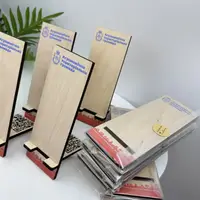 Оригинальный корпоративный подарок, подставка для телефона из дерева с логотипом, держатель телефона на стол