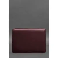 Шкіряний чохол для MacBook 13 дюйм Бордовий Crazy Horse