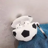 Чехол для AirPods 2/1 series - Футбольный Мяч 3D, силиконовый