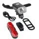 Велолихтар BSK-HY027-XPG, STOP-5SMD(red), Мигалка с аккумулятором на велосипед, Мигающий велолихтар