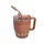 Термокружка Coffee & Tea с трубочкой коричневая HP-14-23BR