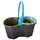 Набор для уборки Planet Spin Mop Joy 16 л черный - синий