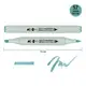 Маркер спиртовой Santi Brush SA-57 390974 бирюзово-зеленый