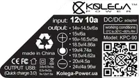 Блок питания для ноутбука Sony 16v 2.8a 45w 6.0x4.4 or 6.5x4.0mm (+pin) (Kolega-Power (Авто)) 12 мес.гар.