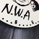 Часы настенные «N.W.A», деревянный циферблат