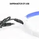 Светящийся LED ошейник для собак с USB зарядкой 50 см