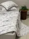 Постельное белье полуторное с летним одеялом из муслина Koloco Print 1 20842 150х200 см