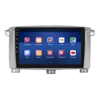 Штатна магнітола 9" Lesko для Toyota Land Cruiser 100 Series Рестайлінг 2 2005-2007 6/128Gb 4G Wi-Fi GPS Top