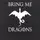Экосумка GoT "Bring me dragons", Черный, английский
