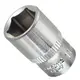 Насадка шестигранная короткая 1/4" 11мм CrV ULTRA (6060112)