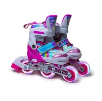 Розсувні ролики Scale Sports розмір 26-29 (світлі колеса). Rainbow Pink (276826187)