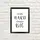 Постер в рамке Work hard dream big 15x21 см, A5 (MT5_21M001_BL)