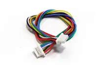50 шт - Кабель силиконовый Micro JST SH 1.0 F 6 pin - Micro JST SH 1.0 F 6 pin 30AWG (200 мм)