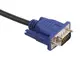 Кабель VGA-VGA папа-папа 5 метра с ферритами 3+2 (2899)