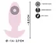 Анальная пробка с вибрацией Vibrating Mini Butt Plug Rose