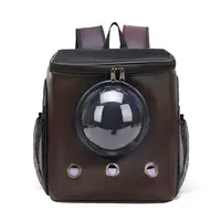 Рюкзак для перенесення тварин з ілюмінатором CosmoPet CP-04 для котів та собак Dark Brown