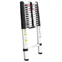 Лестница из алюминия, телескопическая 12 сход., 3,78м INTERTOOL LT-3038