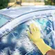 Хозяйственные силиконовые перчатки для уборки и мытья посуды Magic Silicone Gloves Желтый